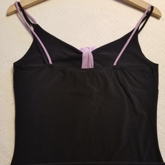 NICHE USA Spaghetti Strap Dress - Black Lavender - Picture 7 of 9